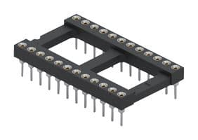 110-47-624-41-001000 - MILL-MAX - 110-47-624-41-001000 - DIP SOCKET, 24POS, 2.54MM, THROUGH HOLE