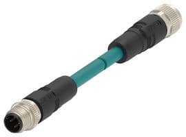 TAD2453A201-007 - TE CONNECTIVITY - TAD2453A201-007 - SENSOR CORD, 4P M12 PLUG-RCPT, 10M