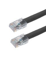 TRD524HF-BLK-25F - L-COM - TRD524HF-BLK-25F - ENET CORD, CAT5E, RJ45 PLUG-PLUG, 25