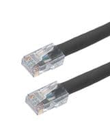 TRD524HF-BLK-50F - L-COM - TRD524HF-BLK-50F - ENET CORD, CAT5E, RJ45 PLUG-PLUG, 50