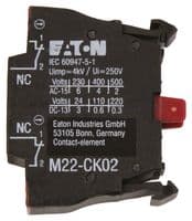 M22-CK02. - EATON MOELLER - M22-CK02. - CONTACT BLOCK, DPST-NC, SPRING CLAMP