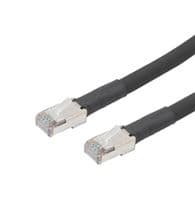 TRD624AHFO-BLK-50F - L-COM - TRD624AHFO-BLK-50F - ENET CORD, CAT6A, RJ45 PLUG-PLUG, 50
