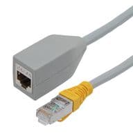 TRD695AS-BRK - L-COM - TRD695AS-BRK - ENET CORD, CAT6A, RJ45 PLUG-JACK, 8"