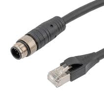 TRG862-P6B-3M - L-COM - TRG862-P6B-3M - SENSOR CORD, M12 PLUG-RCPT, 9.8FT