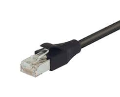 TRD695SCR-BLK-10 - L-COM - TRD695SCR-BLK-10 - ENET CABLE, CAT6, RJ45 PLUG-PLUG, 10FT