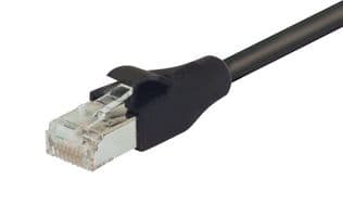 TRD695SCR-BLK-2. - L-COM - TRD695SCR-BLK-2. - PATCH CABLE, RJ45 PLUG, CAT6, 600MM, BLK