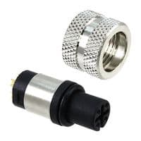 858-D04-20SRSS4 - NORCOMP - 858-D04-20SRSS4 - SENSOR CONN, M12, 4POS, RCPT, CABLE