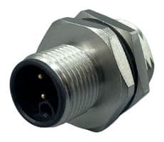 859-LP5-10SR004 - NORCOMP - 859-LP5-10SR004 - SENSOR CONN, M12, 5POS, PLUG, PANEL