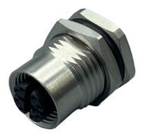 859-X08-20SR0R4. - NORCOMP - 859-X08-20SR0R4. - SENSOR CONN, M12, 8POS, RCPT, PANEL