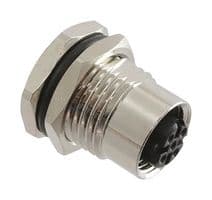 859RD04-20SR004 - NORCOMP - 859RD04-20SR004 - SENSOR CONN, M12, 4POS, RCPT, PANEL
