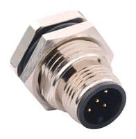 860-005-11SR004 - NORCOMP - 860-005-11SR004 - SENSOR CONN, M12, 5POS, PLUG, PANEL