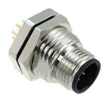 860-008-11SR004 - NORCOMP - 860-008-11SR004 - SENSOR CONN, M12, 8POS, PLUG, PANEL