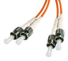STST-6DTP050 - BEL - STST-6DTP050 - FIBRE OPTIC LEAD ASSY, ST DUPLEX, MM, 5M