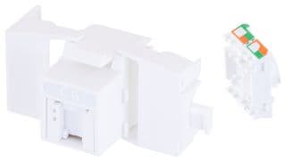 RJTLC6-POE - L-COM - RJTLC6-POE - RJ45 CONN, KEYSTONE, JACK, 8P8C, 1PORT