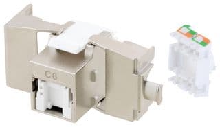 RJTLC6S-POE - L-COM - RJTLC6S-POE - RJ45 CONN, KEYSTONE, JACK, 8P8C, 1PORT