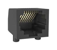 RJE031880416. - AMPHENOL COMMUNICATIONS SOLUTIONS - RJE031880416. - MODULAR CONN, 8P8C, CAT5, R/A JACK, TH