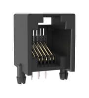 RJE291660014G. - AMPHENOL COMMUNICATIONS SOLUTIONS - RJE291660014G. - MODULAR CONN, 6P6C, CAT5, R/A JACK, TH