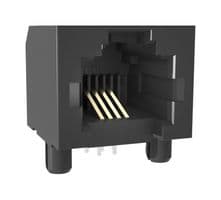 RJHSE7040. - AMPHENOL COMMUNICATIONS SOLUTIONS - RJHSE7040. - MODULAR CONN, 6P4C, CAT5, JACK, TH