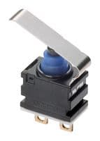 D2GW-AL63H - OMRON ELECTRONIC COMPONENTS - D2GW-AL63H - MICROSW, SPST-NO, 0.01A, 13.5VDC, 1.5N