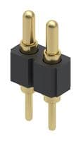 825-22-002-10-001101 - MILL-MAX - 825-22-002-10-001101 - CONNECTOR, HEADER, 2POS, 1ROW, 2.54MM