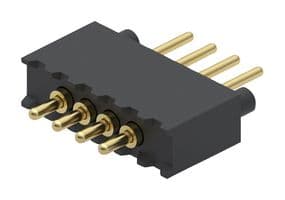 854-22-004-10-001101 - MILL-MAX - 854-22-004-10-001101 - CONNECTOR, HEADER, 4POS, 1ROW, 1.27MM