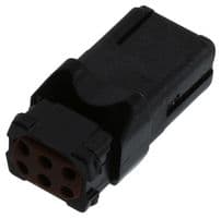 D369-R66-NS1. - DEUTSCH - TE CONNECTIVITY - D369-R66-NS1. - POWER CONN, RCPT, 6POS, 2 ROW CRIMP