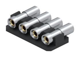 835-43-004-40-030001 - MILL-MAX - 835-43-004-40-030001 - CONNECTOR, RCPT, 4POS, 1ROW, 2.54MM