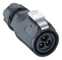 2450 02 T09CB T - LUTRONIC - 2450 02 T09CB T - SENSOR CONN, PLUG, 2POS, SOLDER