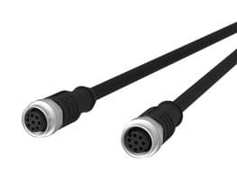 142MEA22010 - METZ CONNECT - 142MEA22010 - SENSOR CORD, 8P M12 JACK-JACK, 1M