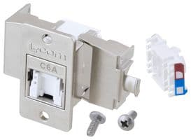 ECFRJTLC6AS-POE - L-COM - ECFRJTLC6AS-POE - RJ45 CONNECTOR, JACK, 8P8C, 1PORT, CRIMP