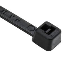 111-01841 T18R0M4 - HELLERMANNTYTON - 111-01841 T18R0M4 - CABLE TIE, 100MM, PA6.6, 18LB, BLACK