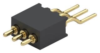 854-22-003-40-001101 - MILL-MAX - 854-22-003-40-001101 - CONNECTOR, HEADER, 3POS, 1ROW, 1.27MM