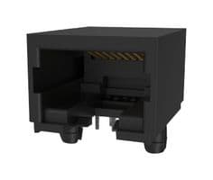 RJE051880510H. - AMPHENOL COMMUNICATIONS SOLUTIONS - RJE051880510H. - MOD CONN, 8P8C, R/A RJ45 JACK, CAT3, TH