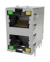 RJE3028814F4. - AMPHENOL COMMUNICATIONS SOLUTIONS - RJE3028814F4. - MOD CONN, 8P8C, R/A RJ45 JACK, CAT3, TH