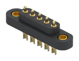 868-22-005-00-011101 - MILL-MAX - 868-22-005-00-011101 - CONNECTOR, HEADER, 5POS, 4MM, SOLDER