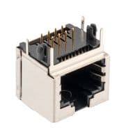 SMJ-RJ45S90 - L-COM - SMJ-RJ45S90 - RJ45 CONN, R/A, JACK, 8P8C, 1PORT