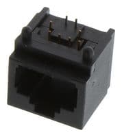SMJ-RJ4590-C6 - L-COM - SMJ-RJ4590-C6 - RJ45 CONN, R/A, JACK, 8P8C, 1PORT, CAT6