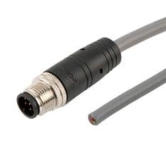 TRG885-C4G-2M - L-COM - TRG885-C4G-2M - SENSOR CORD, 8P M12 PLUG-FREE END, 2M