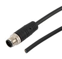 TRG885-P4B-2M - L-COM - TRG885-P4B-2M - SENSOR CORD, 8P M12 PLUG-FREE END, 2M
