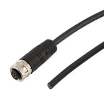 TRG887-P4B-2M - L-COM - TRG887-P4B-2M - SENSOR CORD, 8P M12 RCPT-FREE END, 2M
