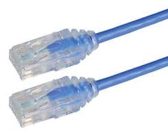 TRD628ABL-14 - L-COM - TRD628ABL-14 - PATCH CABLE, RJ45, CAT6A, 4.27M, BLUE