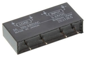 G3TB-OA202PZ DC5-24 - OMRON INDUSTRIAL AUTOMATION - G3TB-OA202PZ DC5-24 - SSR, PCB MOUNT, 264VAC, 24VDC, 2A