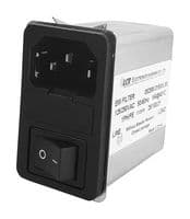 082S.00300.00 - ASTRODYNE TDI - 082S.00300.00 - FILTERED IEC MODULE, C14, 3A, QC