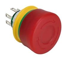 XA1E-LV3SG02Q4TR. - IDEC - XA1E-LV3SG02Q4TR. - E-STOP SWITCH, DPST-NC, 3A, 125VAC
