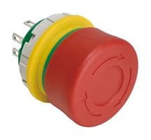 XW1E-BV3SG02TR - IDEC - XW1E-BV3SG02TR - E-STOP SWITCH, DPST-NC, 3A, 125VAC