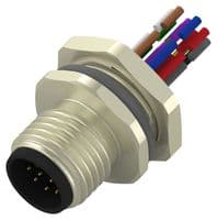 T4171230012-001. - TE CONNECTIVITY - T4171230012-001. - SENSOR CORD, 12P M12 PLUG-FREE END, 7.9"