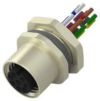 T4171320008-001. - TE CONNECTIVITY - T4171320008-001. - SENSOR CORD, 8P M12 RCPT-FREE END, 7.9"
