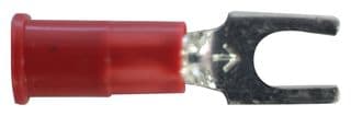 BFV18-6Q - 3M - BFV18-6Q - TERMINAL, BLOCK FORK, STUD 6, CRIMP, RED