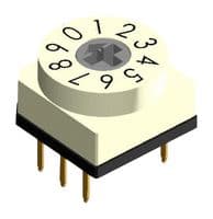 RBH3-10RAVB - MULTICOMP PRO - RBH3-10RAVB - ROTARY SWITCH, 10 POS, 24VDC, THD