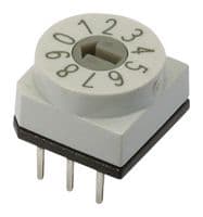 RBH2-10RBVB. - MULTICOMP PRO - RBH2-10RBVB. - ROTARY SWITCH, 10 POS, 24VDC, THD